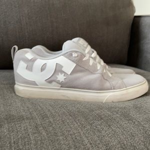 DC skateboard shoes.